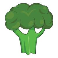 icône de brocoli, style cartoon vecteur