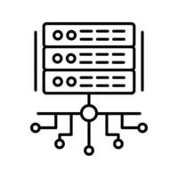 icône de vecteur de serveur