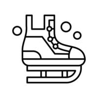 icône de vecteur de patinage sur glace