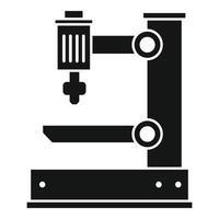 icône de fraiseuse électrique, style simple vecteur