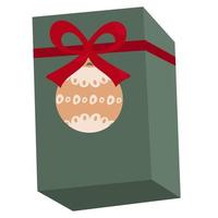 cadeaux de Noël. coffret cadeau nouvel an.bonnes fêtes vecteur