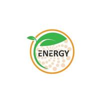 énergie logo san éco technologie électrique vecteur