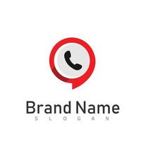chat appel mobile logo design technologie symbole vecteur
