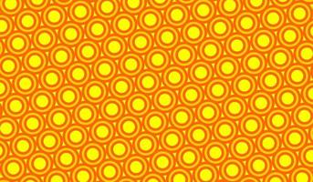 bakcgroud abstrait rond jaune orange. illustration avec les initiales des lettres o alignées et soigneusement disposées. des textures pour compléter vos besoins commerciaux ou de conception vecteur