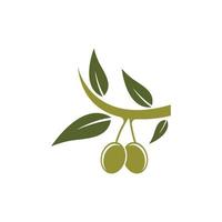 illustration d'images logo olive vecteur