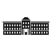 icône historique du parlement, style simple vecteur
