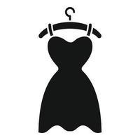 robe de nettoyage à sec icône, style simple vecteur