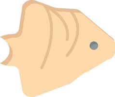 poisson corail océan école bannière plat couleur icône vecteur icône modèle de bannière