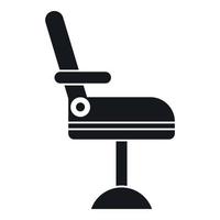 icône de chaise, style simple vecteur