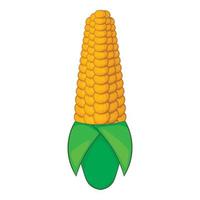 icône d'épi de maïs, style cartoon vecteur