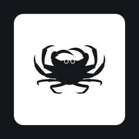 icône de crabe, style simple vecteur