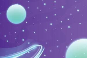 étoiles violettes dégradé espace abstrait vecteur eps