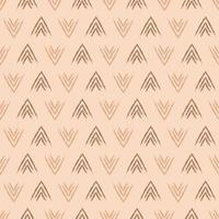 motif géométrique sans couture avec des éléments de brosse de ligne sur fond rose. impression vectorielle pour fond de tissu, textile vecteur