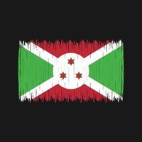 pinceau drapeau burundi vecteur