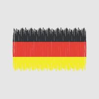 brosse drapeau allemagne vecteur