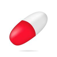 médicaments de médecine de capsule 3d pour la pharmacie de clinique d'hôpital médical de soins de santé vecteur