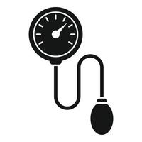 icône d'outil de pression artérielle, style simple vecteur