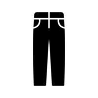 icône de vecteur de pantalons pour hommes