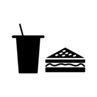 icône de vecteur de déjeuner unique
