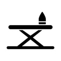 icône de vecteur de planche de fer
