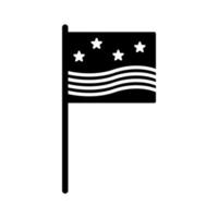 icône de vecteur de drapeaux