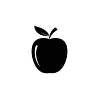 vecteur de logo pomme saine