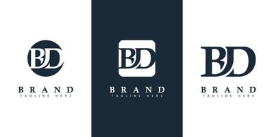 logo lettre bd moderne et simple, adapté à toute entreprise avec les initiales bc ou db. vecteur