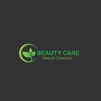 modèle de vecteur de conception de logo minimaliste de soins de beauté
