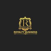 logo de boutique de luxe avec lettre y. insigne doré élégant avec forme florale parfait pour salon, spa, cosmétique, boutique, bijoux vecteur
