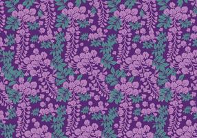 Wisteria Pattern Purple Vector