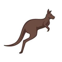 kangourou animal vector illustration icône image
