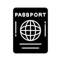 icône de vecteur de passeport