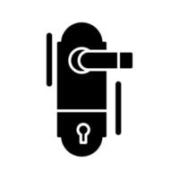 icône de vecteur de poignée de porte