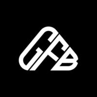 création de logo de lettre gfb avec graphique vectoriel, logo gfb simple et moderne. vecteur