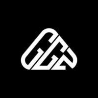 conception créative du logo de lettre ggz avec graphique vectoriel, logo ggz simple et moderne. vecteur