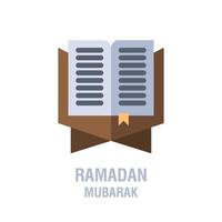 icônes de ramadan prière de l'islam musulman et icônes de fine ligne de ramadan kareem définir des symboles de style plat moderne isolés sur blanc pour l'infographie ou l'utilisation du web vecteur