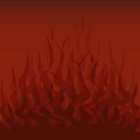 flamme fond rouge foncé. motif de feu enflammé. illustration vectorielle colorée sur fond blanc. vecteur