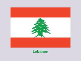 liban pays drapeaux nom dans le monde vecteur