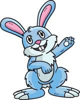 lapin debout dessin coloré clipart vecteur