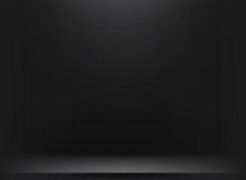 studio illuminé sombre. illustration vectorielle 3d vecteur