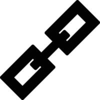 icône de glyphe de lien vecteur