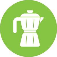 conception d'icône de vecteur de pot de café