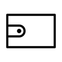icône de portefeuille isolé sur fond blanc. illustration vectorielle. ep 10. vecteur