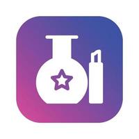 icône beauté et spa. glyphe de style d'icône, solide. soins de conception de vecteur pour le corps de beauté féminin, les femmes. isolé sur fond blanc, adapté au site Web et à l'application, dégradé d'icône