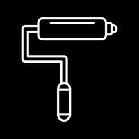 icône de vecteur de rouleau de peinture