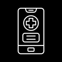 icône de vecteur d'application médicale