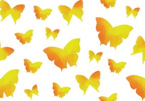 Aquarelle Motif Seamless Papillon vecteur