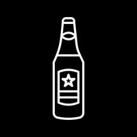 icône de vecteur de bouteille de bière