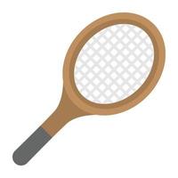 raquette de tennis tendance vecteur