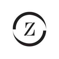 modèle de conception de logo de vecteur d'unité abstraite d'entreprise de lettre z